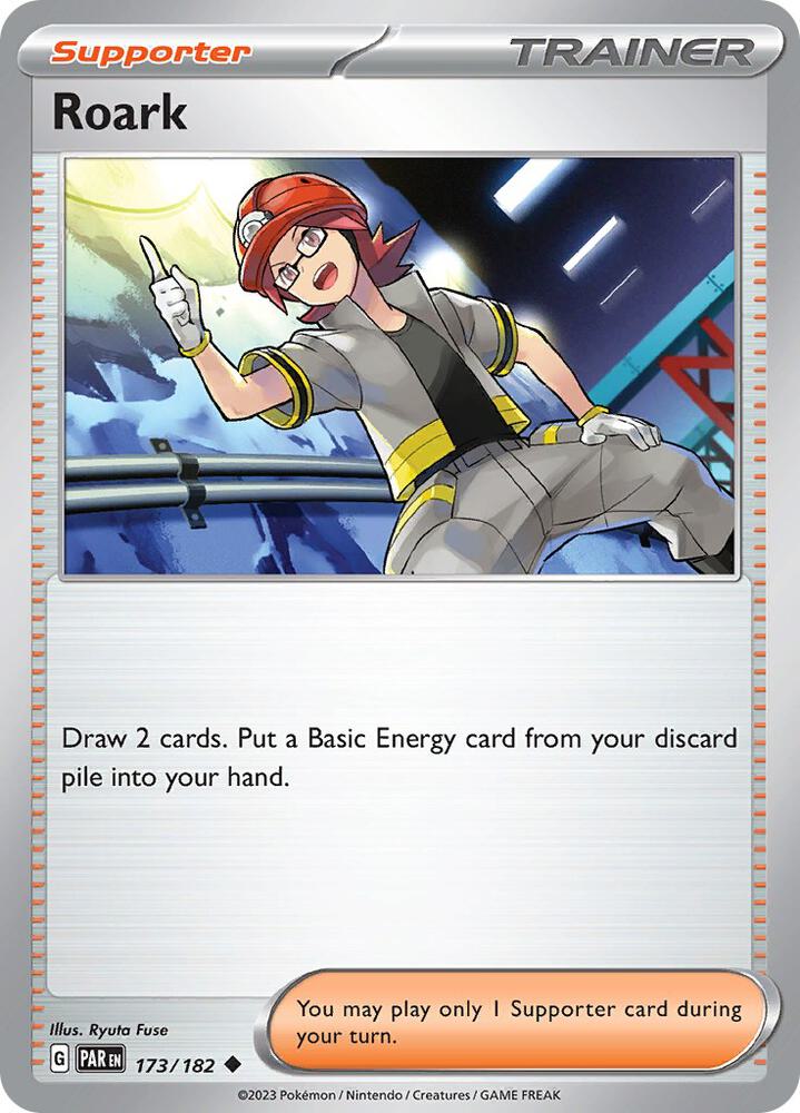 Roark 173/182 card from SV04: Paradox Rift