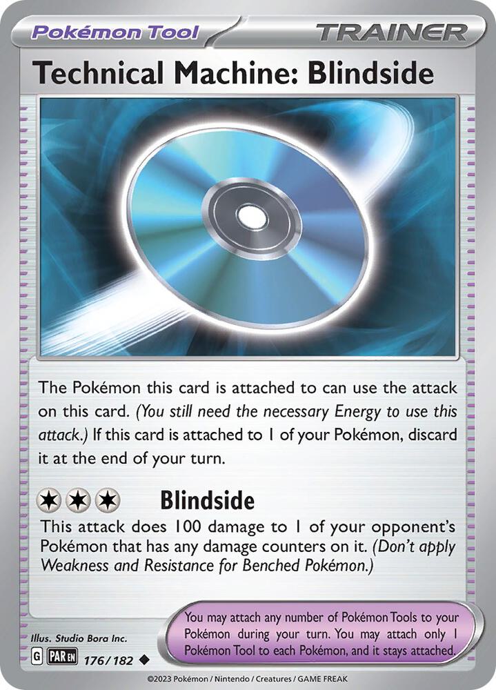 Technical Machine: Blindside 176/182 card from SV04: Paradox Rift