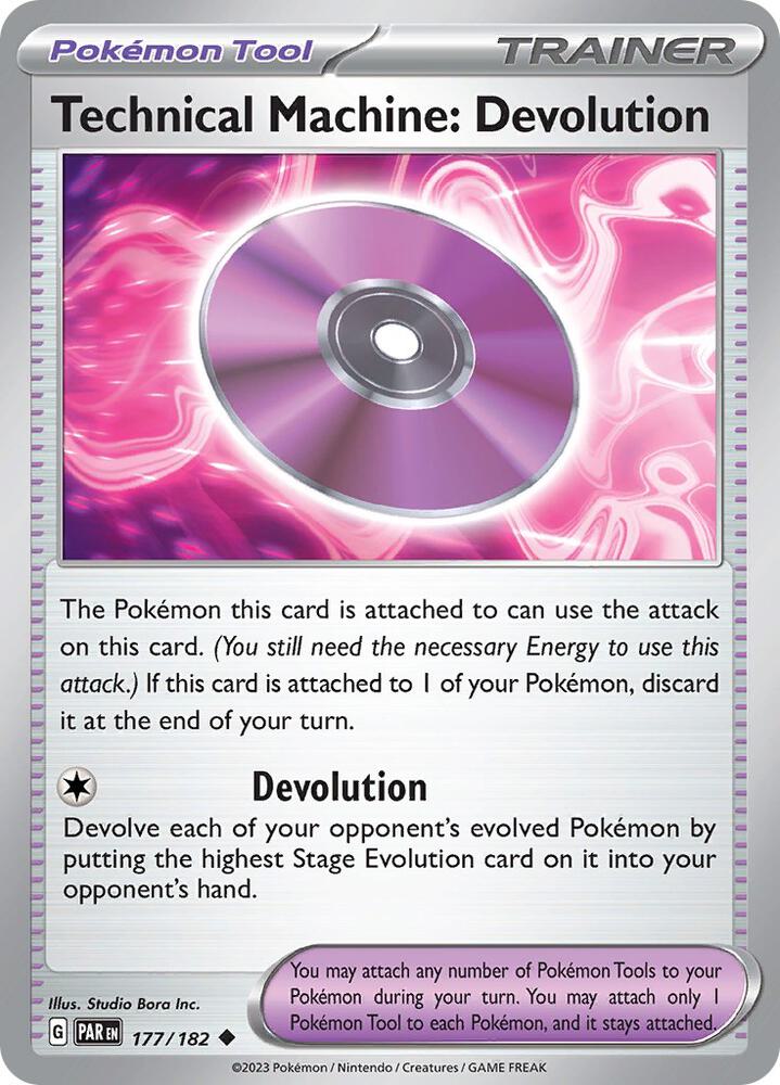 Technical Machine: Devolution 177/182 card from SV04: Paradox Rift