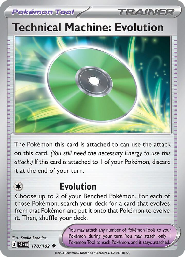 Technical Machine: Evolution 178/182 card from SV04: Paradox Rift
