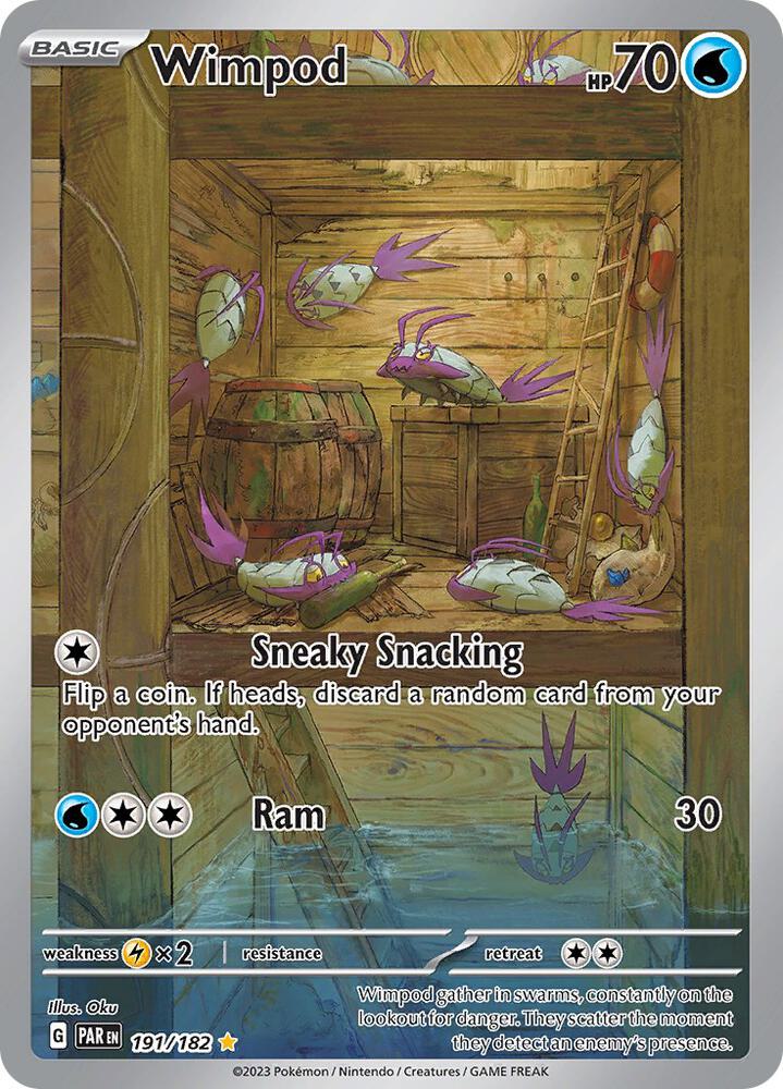 Wimpod 191/182 card from SV04: Paradox Rift