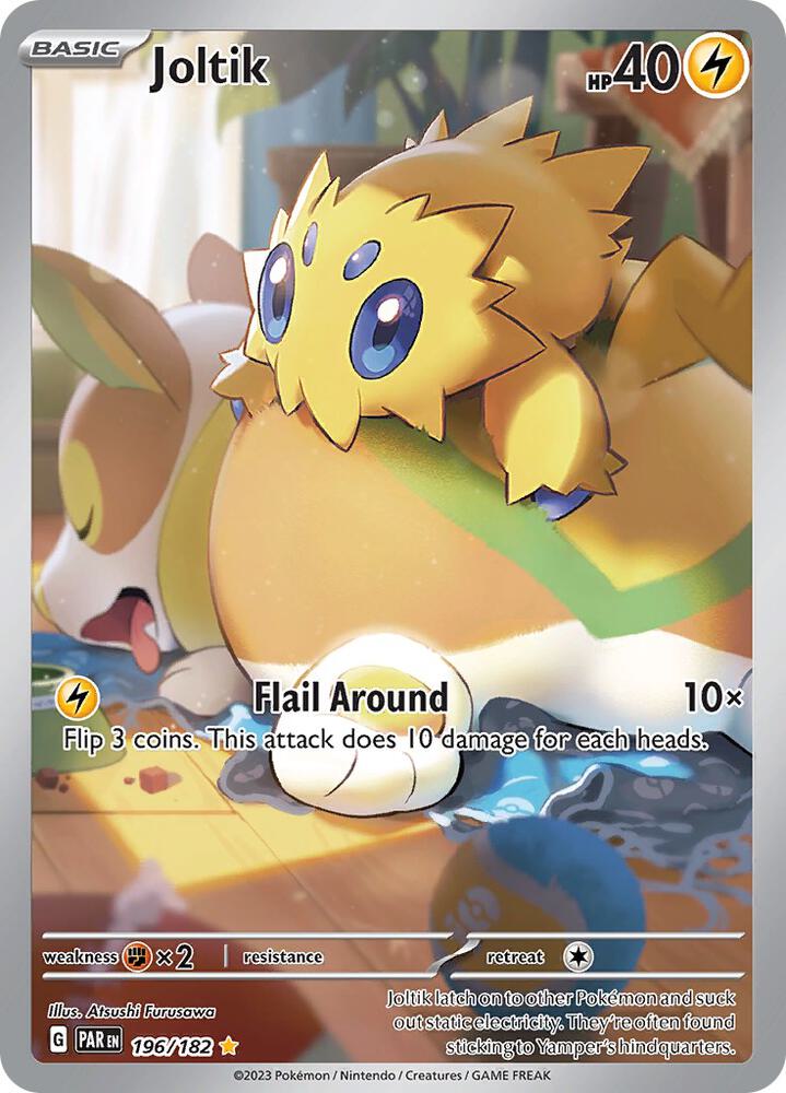 Joltik 196/182 card from SV04: Paradox Rift