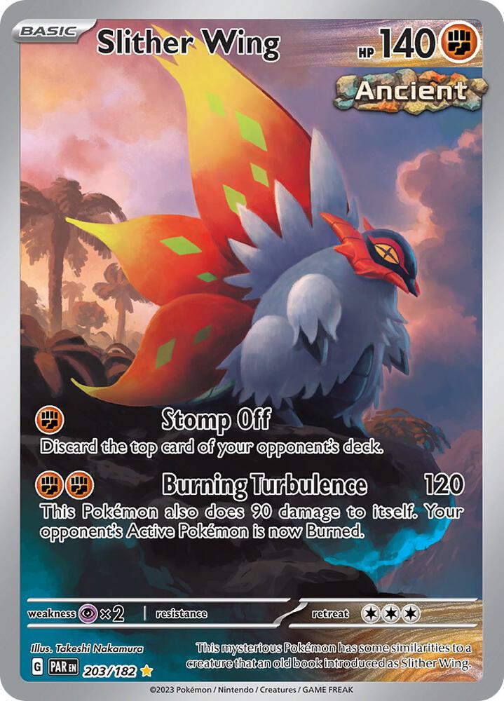 Slither Wing 203/182 card from SV04: Paradox Rift