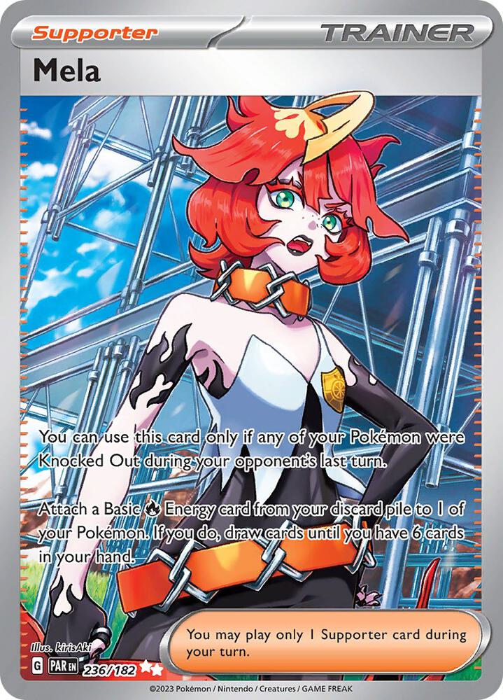 Mela 236/182 card from SV04: Paradox Rift