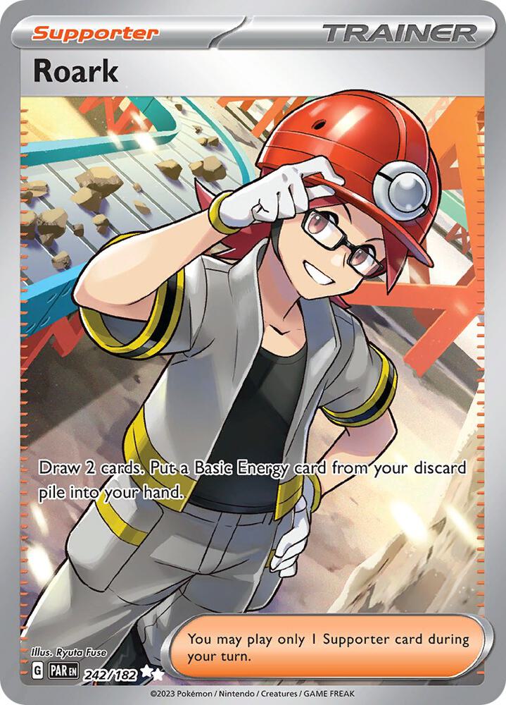 Roark 242/182 card from SV04: Paradox Rift