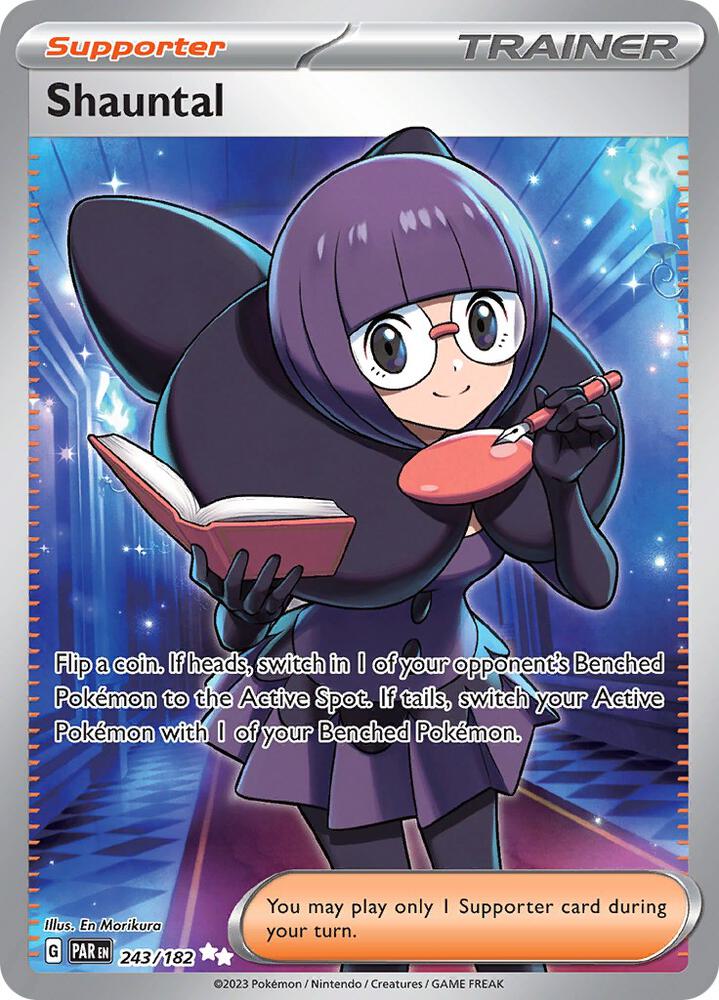 Shauntal 243/182 card from SV04: Paradox Rift
