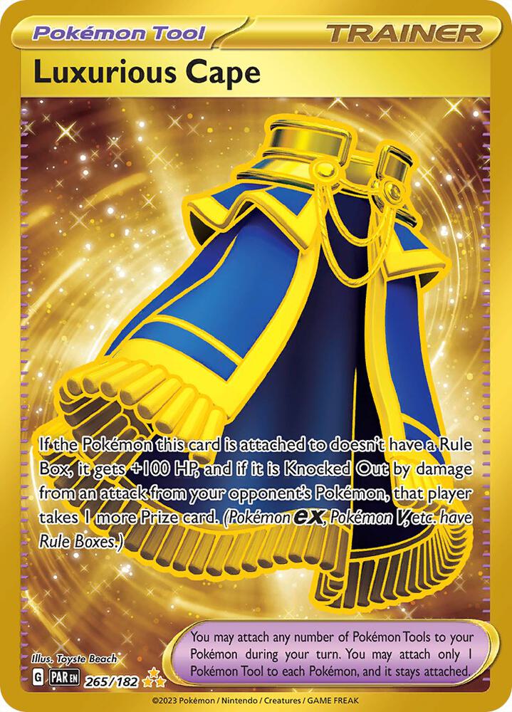 Luxurious Cape 265/182 card from SV04: Paradox Rift