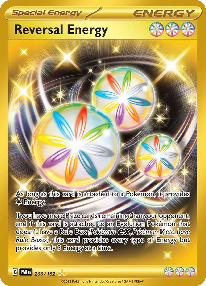 Reversal Energy 266/182 card from SV04: Paradox Rift