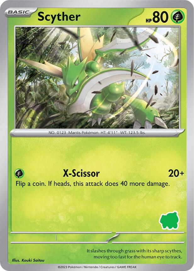 Scyther card from My First Battle