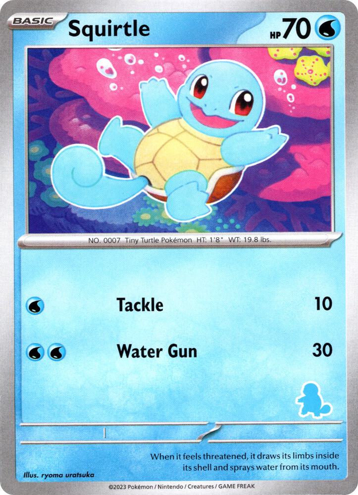 Squirtle card from My First Battle