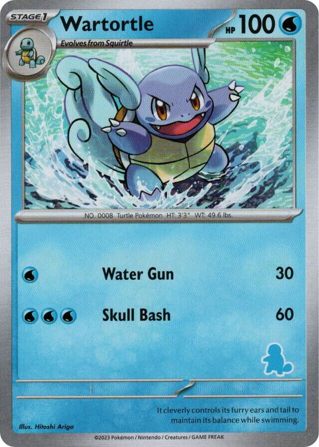 Wartortle card from My First Battle