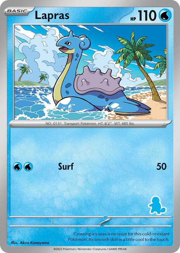 Lapras card from My First Battle