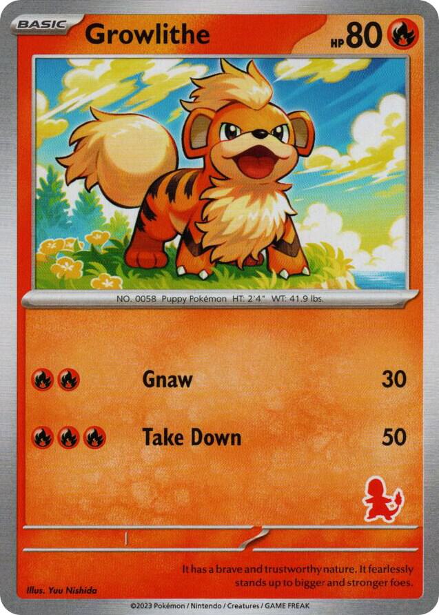 Growlithe card from My First Battle