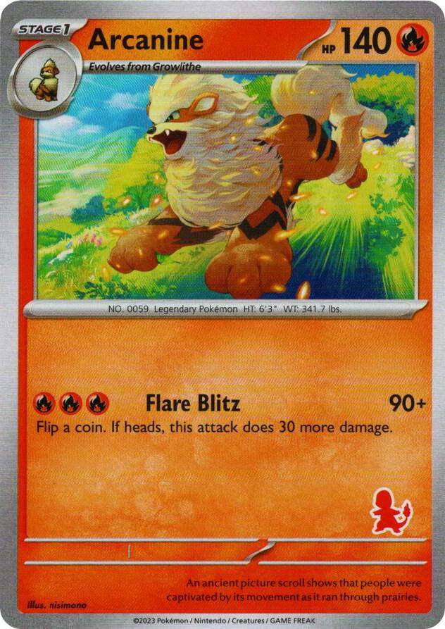 Arcanine card from My First Battle