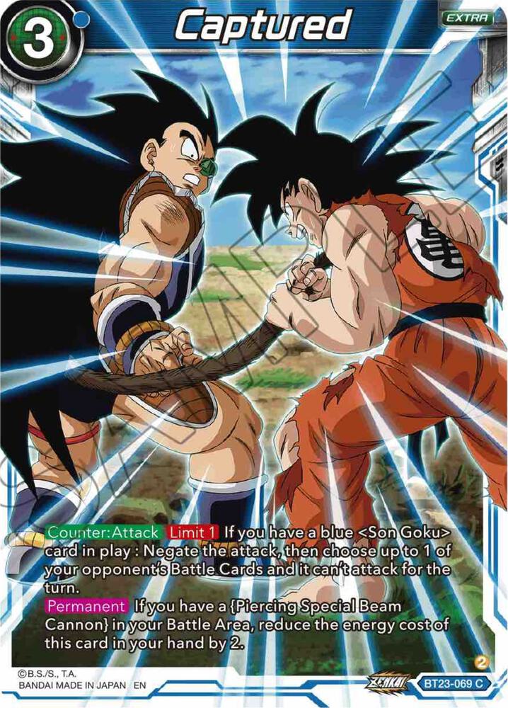 Captured BT23-069 card from Perfect Combination