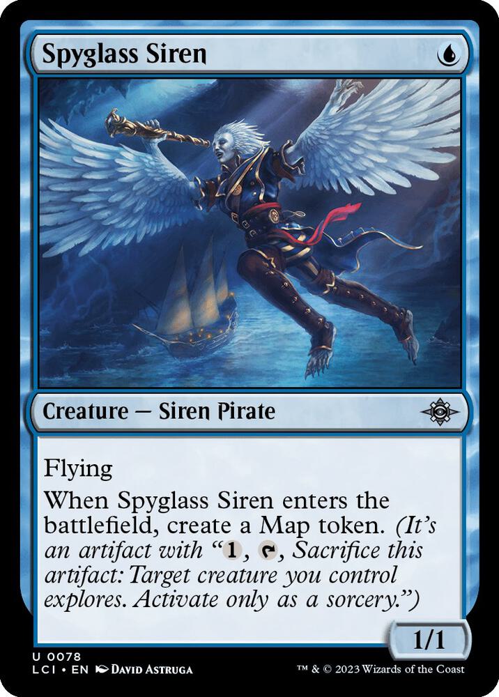 Spyglass Siren 78 card from The Lost Caverns of Ixalan