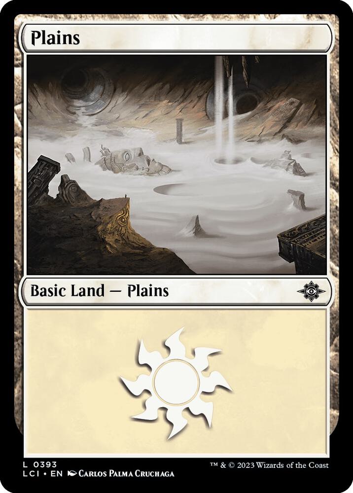 Plains 393 card from The Lost Caverns of Ixalan