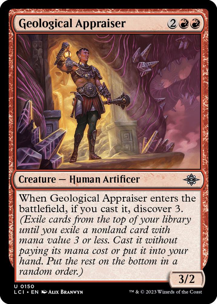 Geological Appraiser 150 card from The Lost Caverns of Ixalan