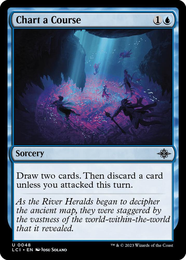 Chart a Course 48 card from The Lost Caverns of Ixalan