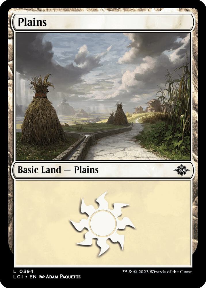Plains 394 card from The Lost Caverns of Ixalan