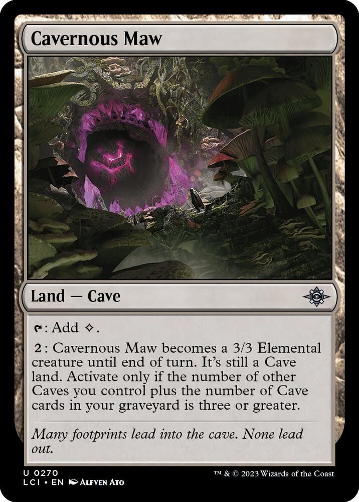 Cavernous Maw 270 card from The Lost Caverns of Ixalan