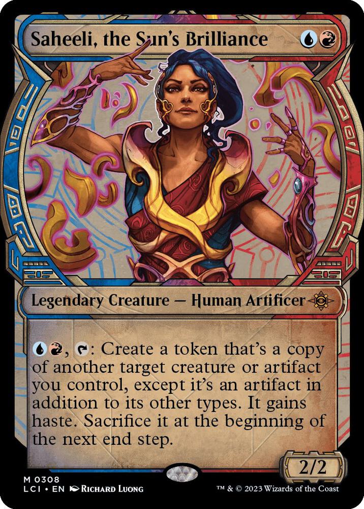 Saheeli, the Sun's Brilliance (Showcase) 308 card from The Lost Caverns of Ixalan
