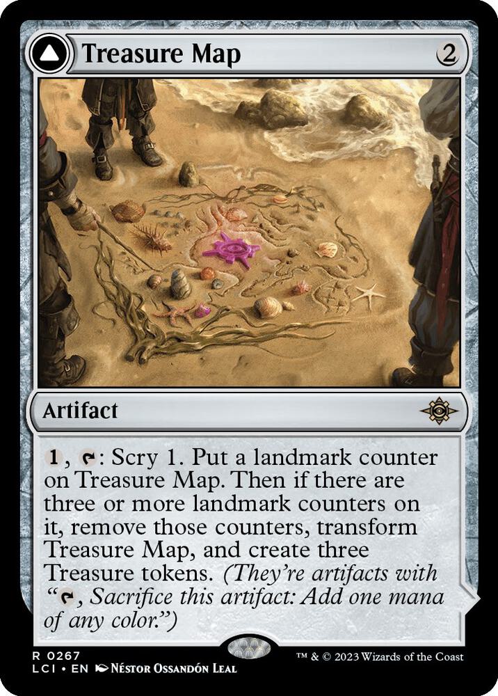 Treasure Map 267 card from The Lost Caverns of Ixalan