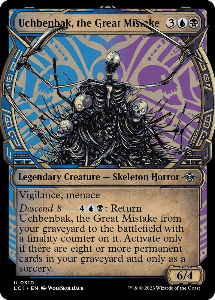 Uchbenbak, the Great Mistake (Showcase) 310 card from The Lost Caverns of Ixalan