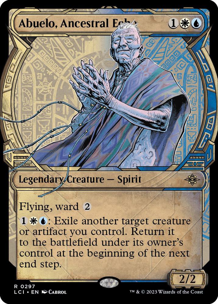 Abuelo, Ancestral Echo (Showcase) 297 card from The Lost Caverns of Ixalan