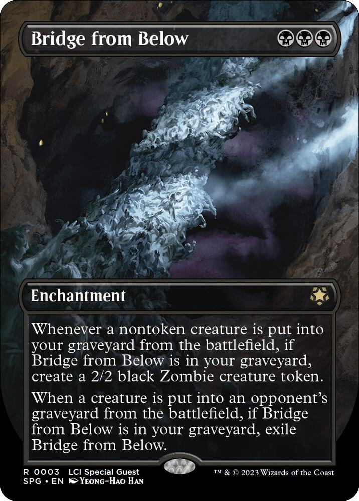 Bridge from Below (Borderless) 3 card from Special Guests