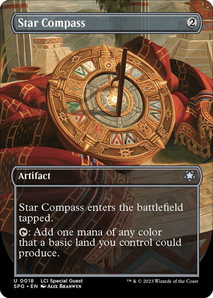 Star Compass (Borderless) 18 card from Special Guests