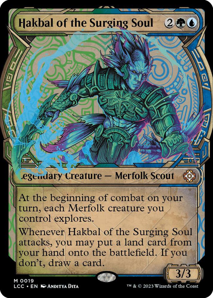 Hakbal of the Surging Soul (Showcase) 19 card from Commander: The Lost Caverns of Ixalan