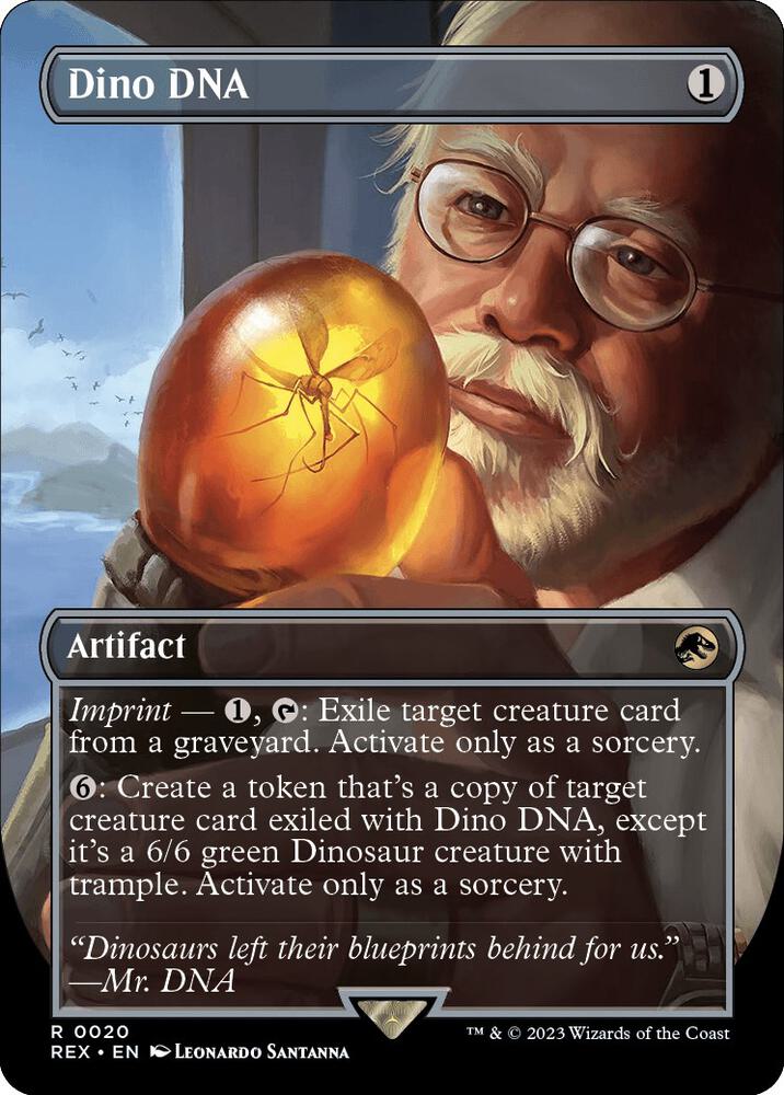 Dino DNA (Borderless) 20 card from Universes Beyond: Jurassic World Collection