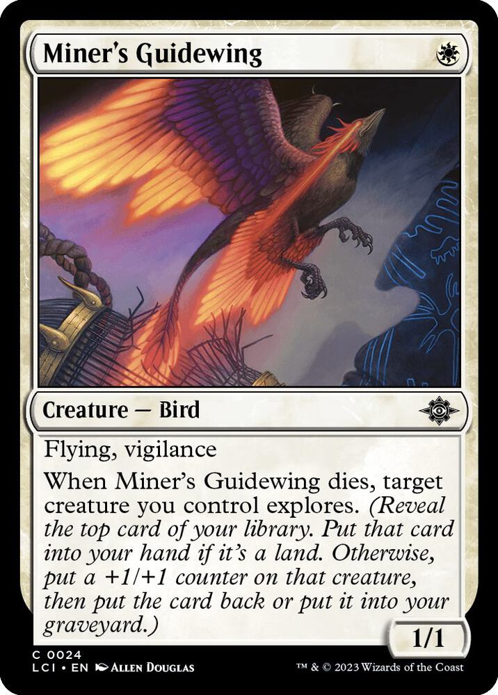 Miner's Guidewing 24 card from The Lost Caverns of Ixalan