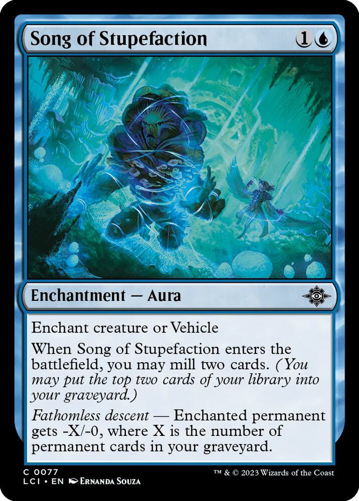 Song of Stupefaction 77 card from The Lost Caverns of Ixalan