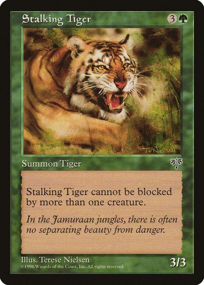 Stalking Tiger card from Mirage