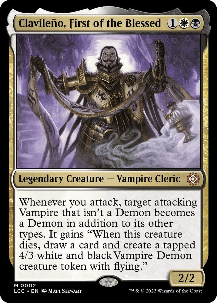 Clavileno, First of the Blessed 2 card from Commander: The Lost Caverns of Ixalan