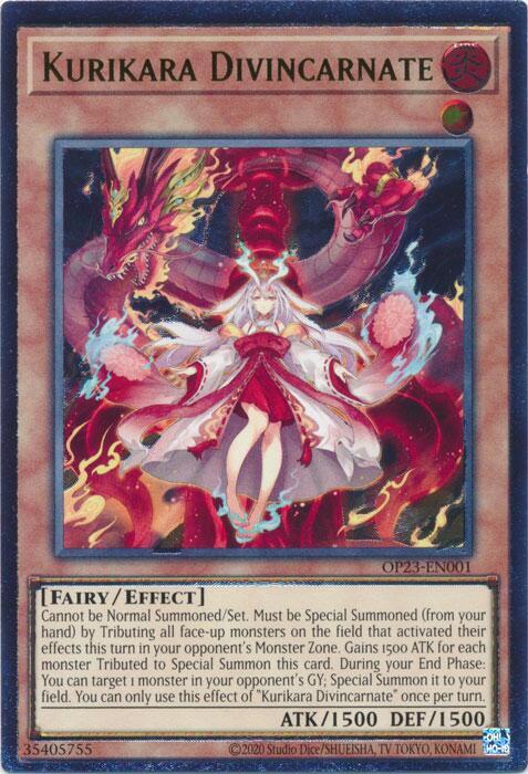 Kurikara Divincarnate (UTR) OP23-EN001 card from OTS Tournament Pack 23