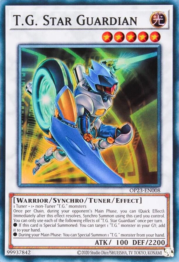 T.G. Star Guardian OP23-EN008 card from OTS Tournament Pack 23