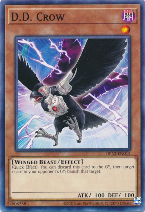 D.D. Crow OP23-EN014 card from OTS Tournament Pack 23