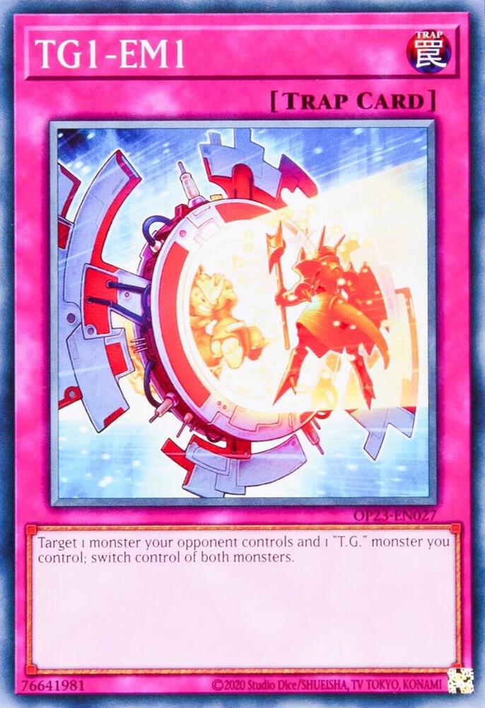 TG1-EM1 OP23-EN027 card from OTS Tournament Pack 23
