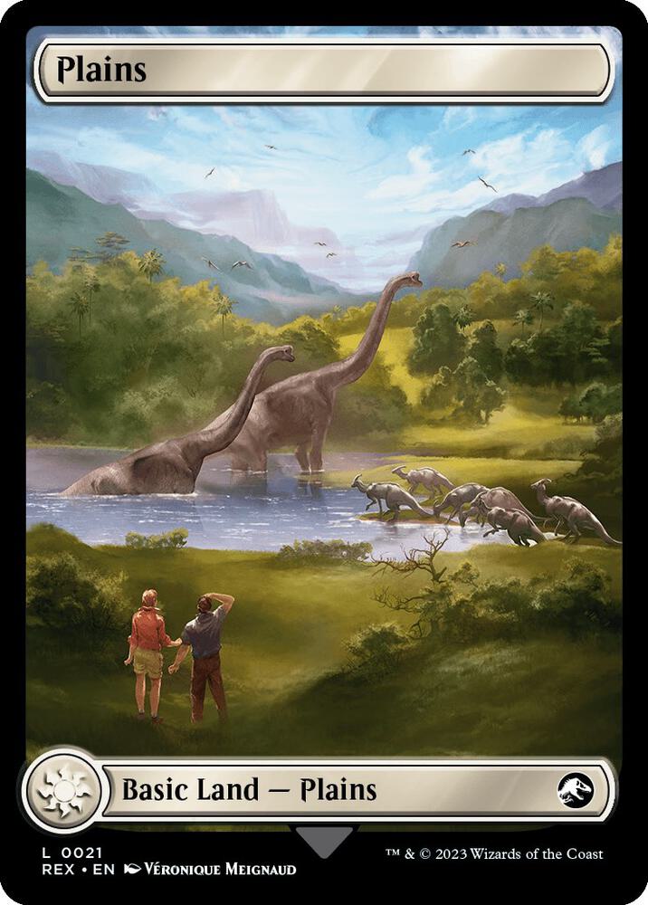 Plains 21 card from Universes Beyond: Jurassic World Collection