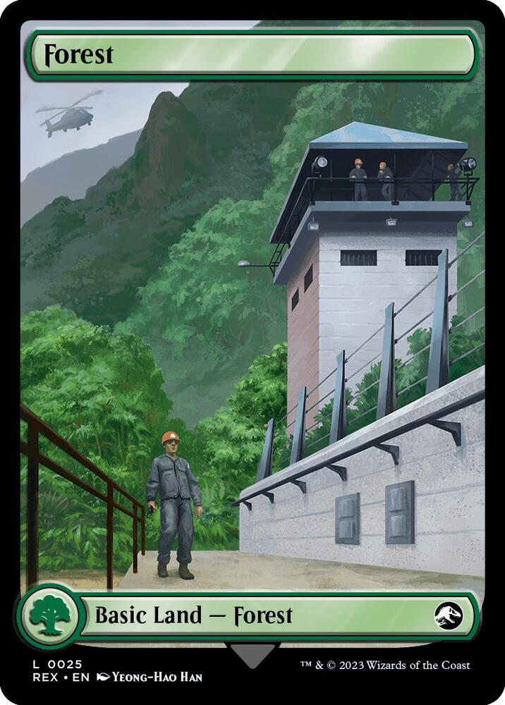 Forest 25 card from Universes Beyond: Jurassic World Collection