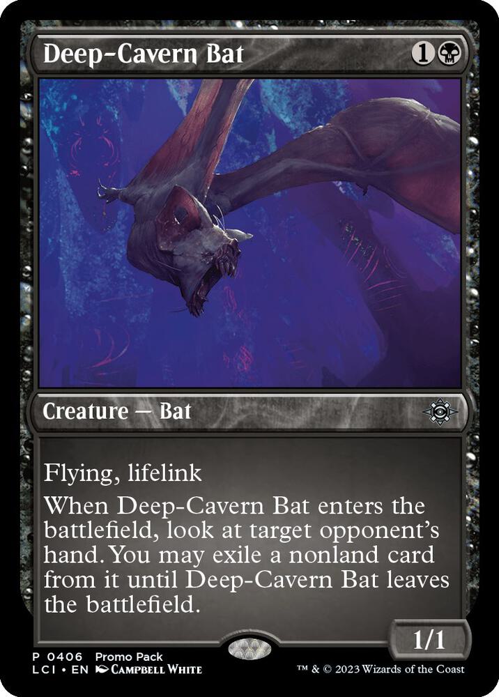 Deep-Cavern Bat 406 card from Promo Pack: The Lost Caverns of Ixalan