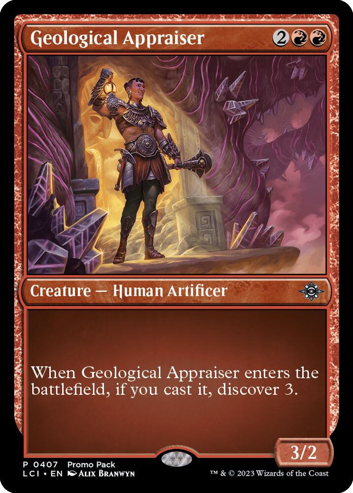 Geological Appraiser 407 card from Promo Pack: The Lost Caverns of Ixalan