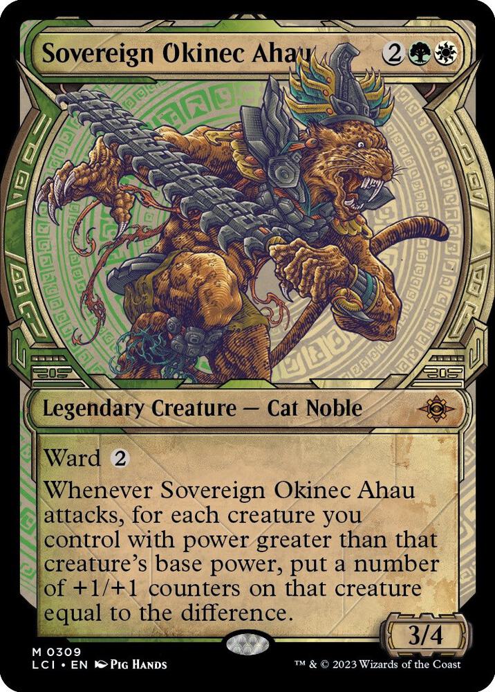 Sovereign Okinec Ahau (Showcase) 309 card from The Lost Caverns of Ixalan