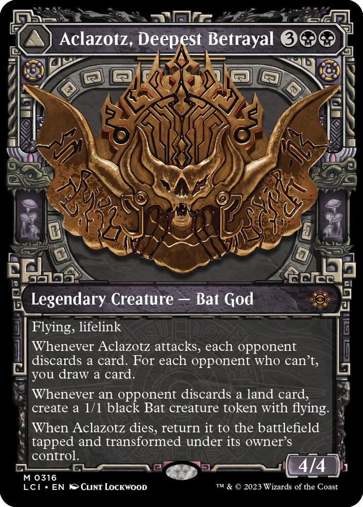 Aclazotz, Deepest Betrayal (Showcase) 316 card from The Lost Caverns of Ixalan