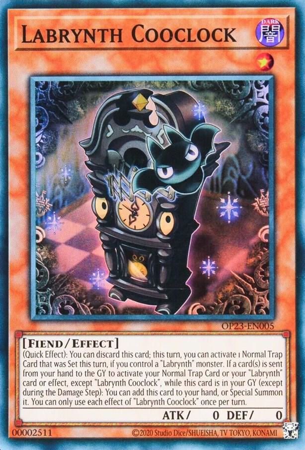 Labrynth Cooclock OP23-EN005 card from OTS Tournament Pack 23