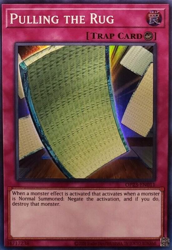 Pulling the Rug OP23-EN011 card from OTS Tournament Pack 23