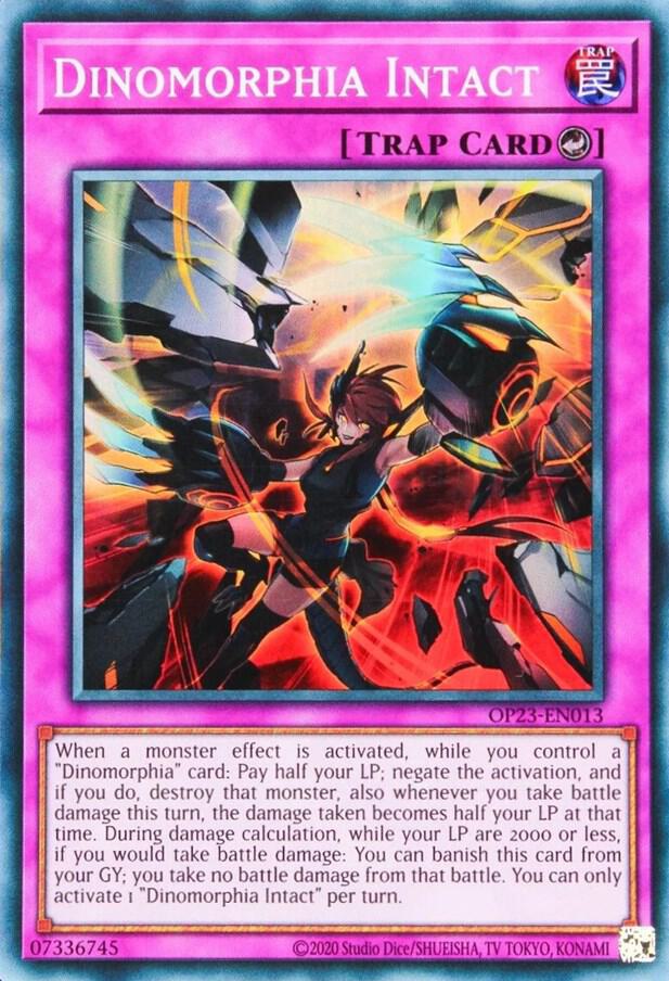 Dinomorphia Intact OP23-EN013 card from OTS Tournament Pack 23